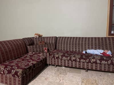 L shaped sofa set