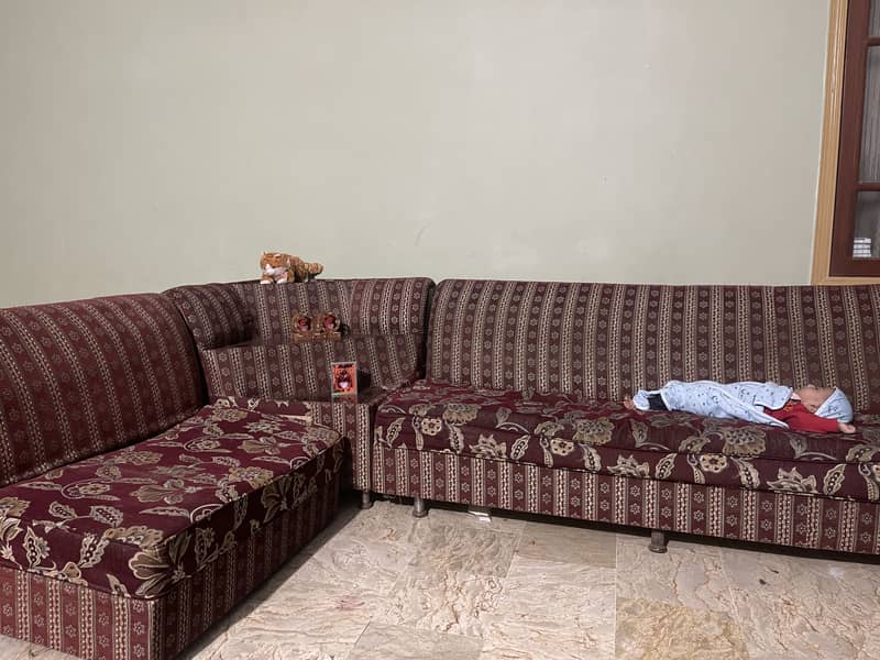 L shaped sofa set 2
