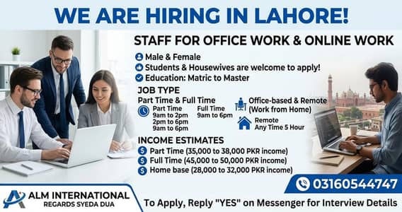 Job Opportunities!!
