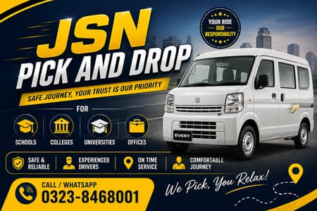 JSN Pick & Drop Service Lahore | contact us on : 0323-8468001
