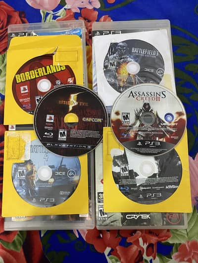 10 Original PS3 Game Discs Fully Working Bundle Deal