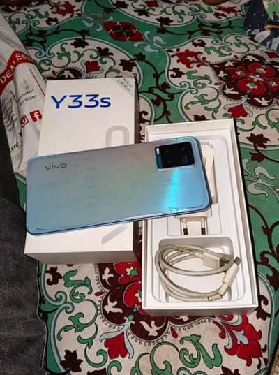 Vivo y33s with box charger