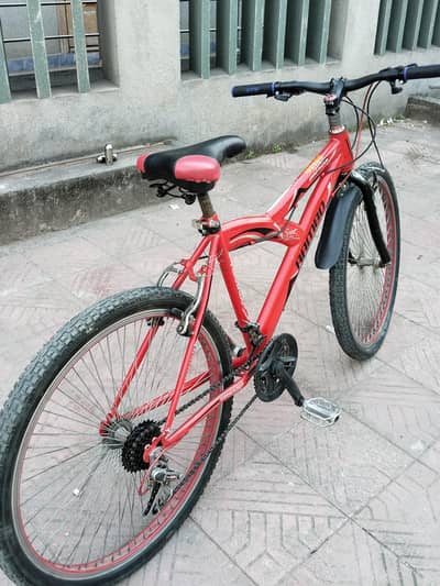 Red Bicycle with Gears  Good Condition | Rs. 15,000 
