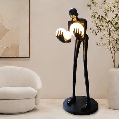 Luxury Floor Lamp | Premium Designer Lamp | Sculptural Lamp Fiberglass
