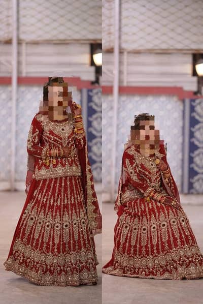 Wedding lehenga for sale ready to wear. Only one time used.