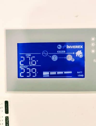 Inverex 2200watt hybrid inverter ups 24volt no Riper