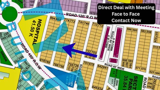 G-782 | Direct Deal with Meeting | Near Commercial | Prime Sector G | Excellent Road Connectivity | Phase 9 Prism