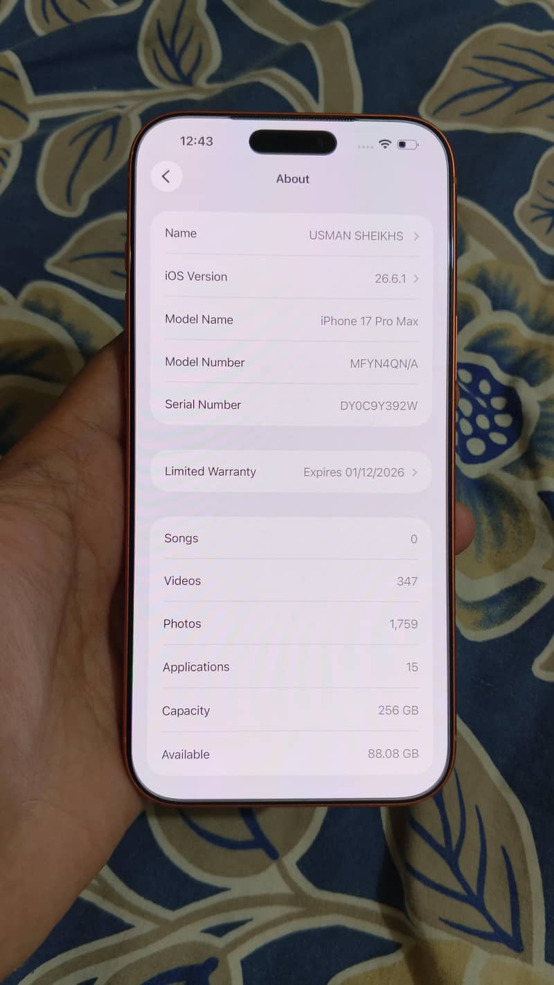 Apple iPhone 17 Pro Max 8
