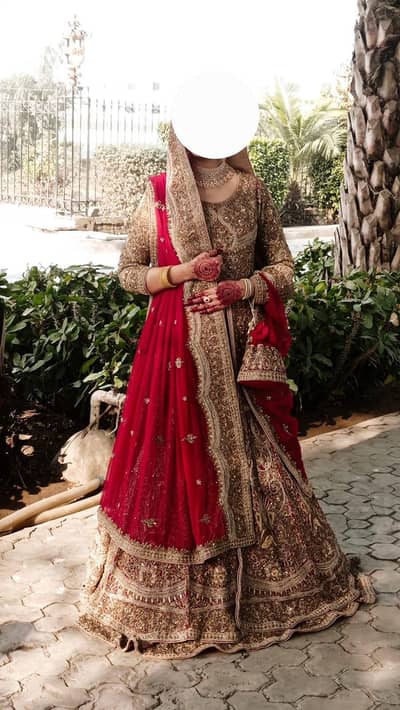 Original Libas-e-Khas Bridal Lehenga | Worn Once | Rs. 3 Lac
