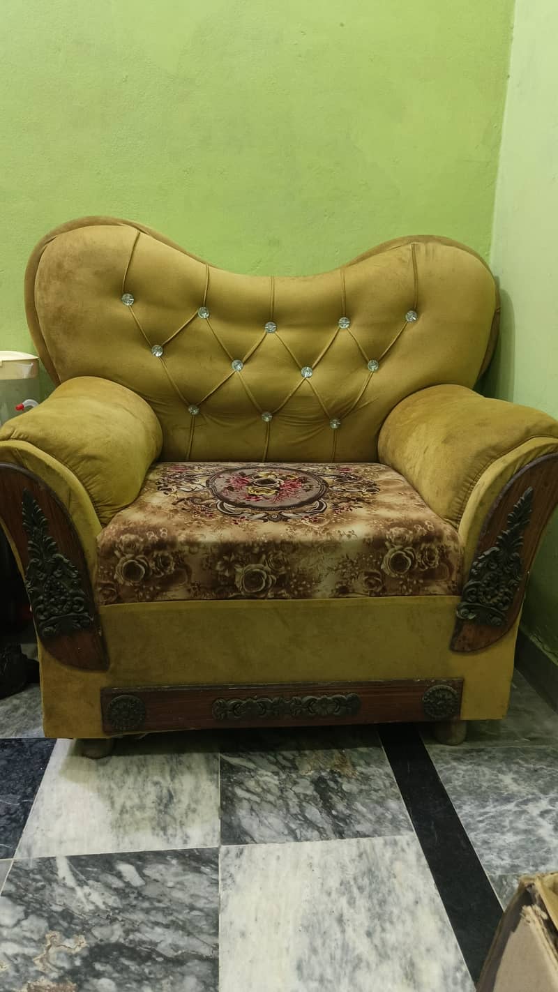 Heart shape sofa set 3