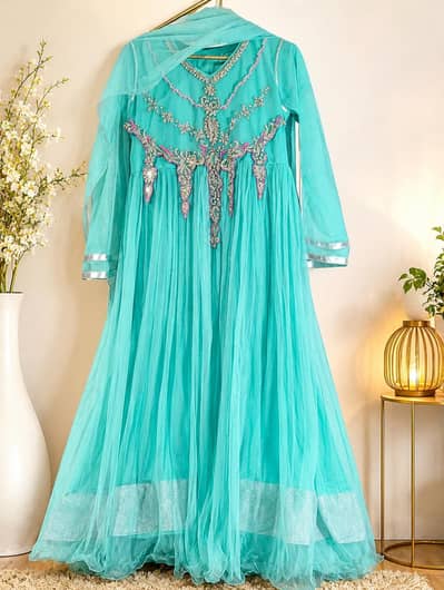 bright aqua maxi
