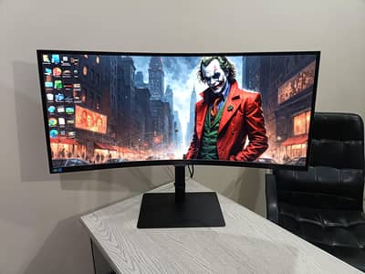 Samsung LS34A650U 34 inch 2k curved led gaming monitor 100hz type-c