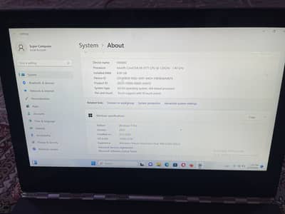 Lenovo laptop Touch screen