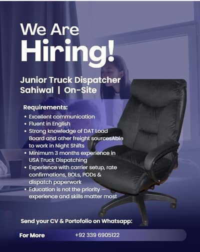 Junior Truck Dispatcher