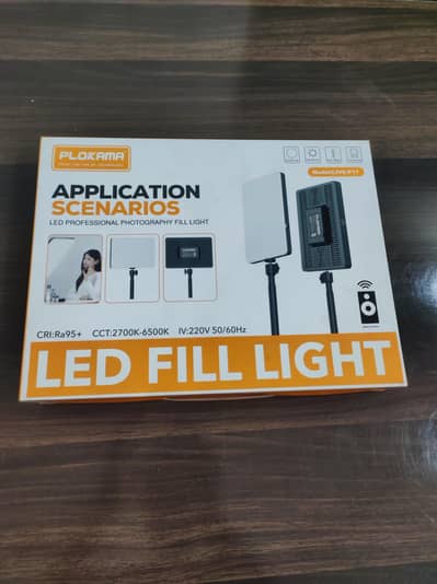 Plokama P24 Key Light + P11 Fill Light With Premium Tripods Full Setup