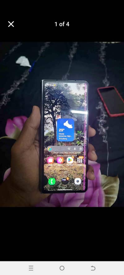 512gb Samsung  Z Fold 4 non pta with box