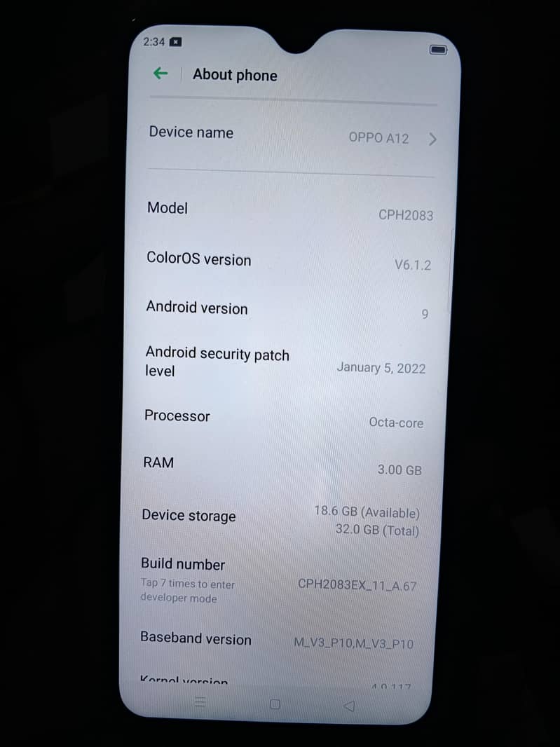 OPPO A12 0