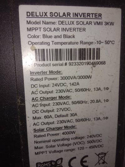 3kv inverter Deluxe