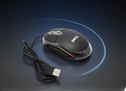 Dell Wired Optical USB Mouse – Comfortable & Fast Response