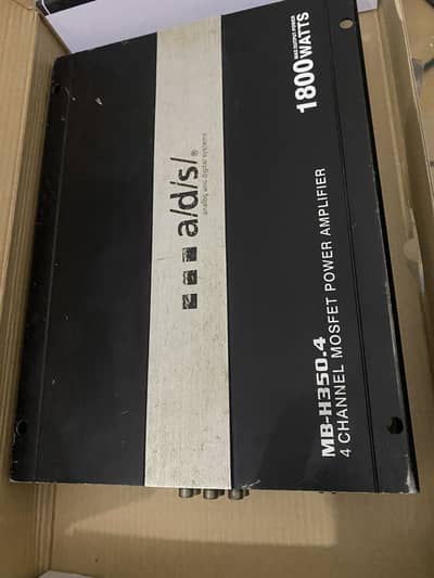 Ads 4 channel Amplifier 1800watts Unrepaired & Infinity speaker