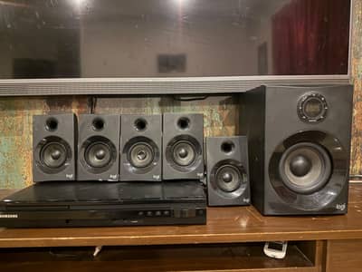 Logitech 5.1 Surround Sound System with Samsung Home Theater