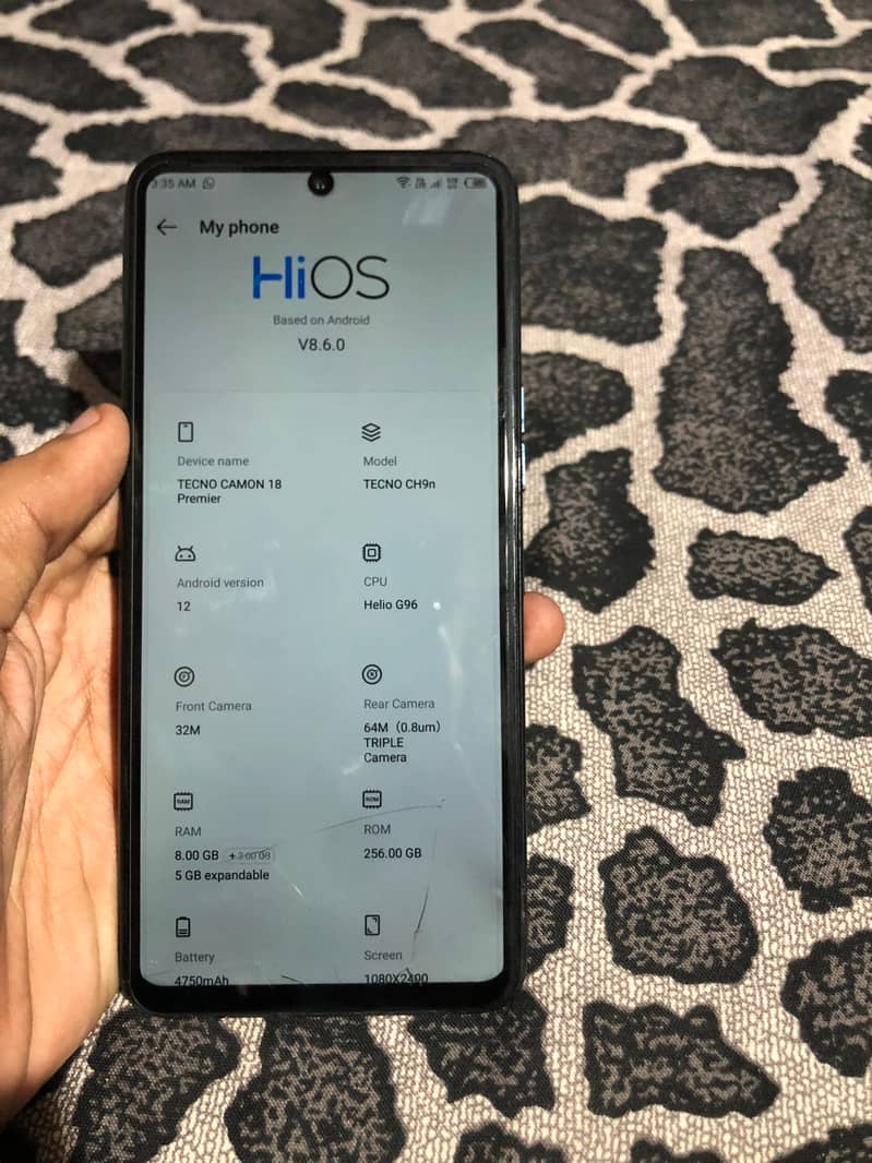 Tecno Camon 18premier 2