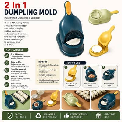 **2-in-1 Dumpling Maker**
