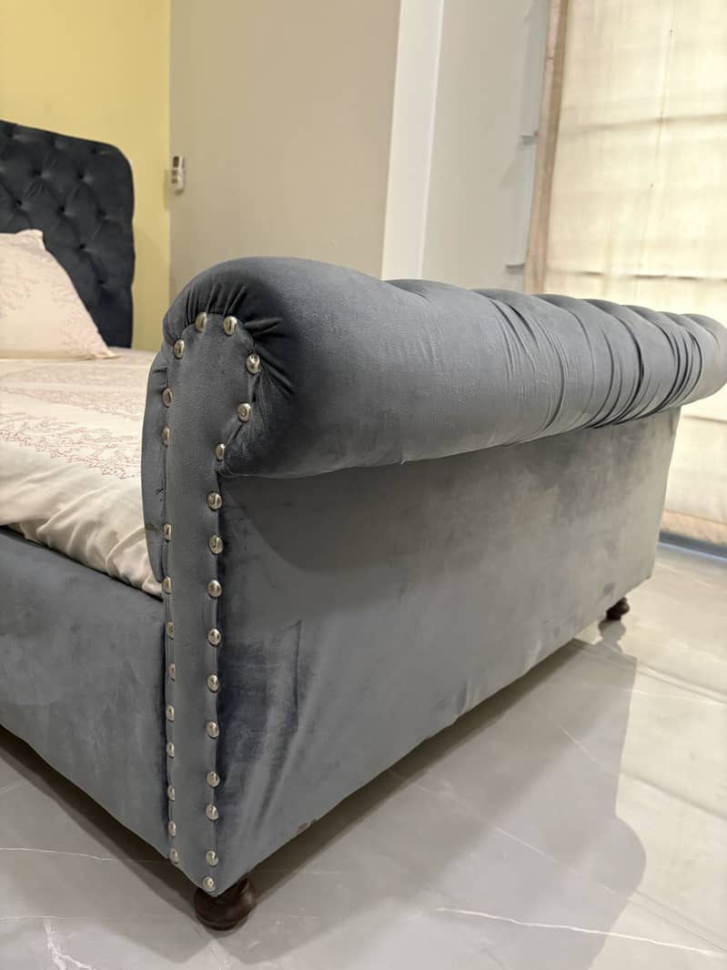 Single Bed, Mattress & Side Table 1