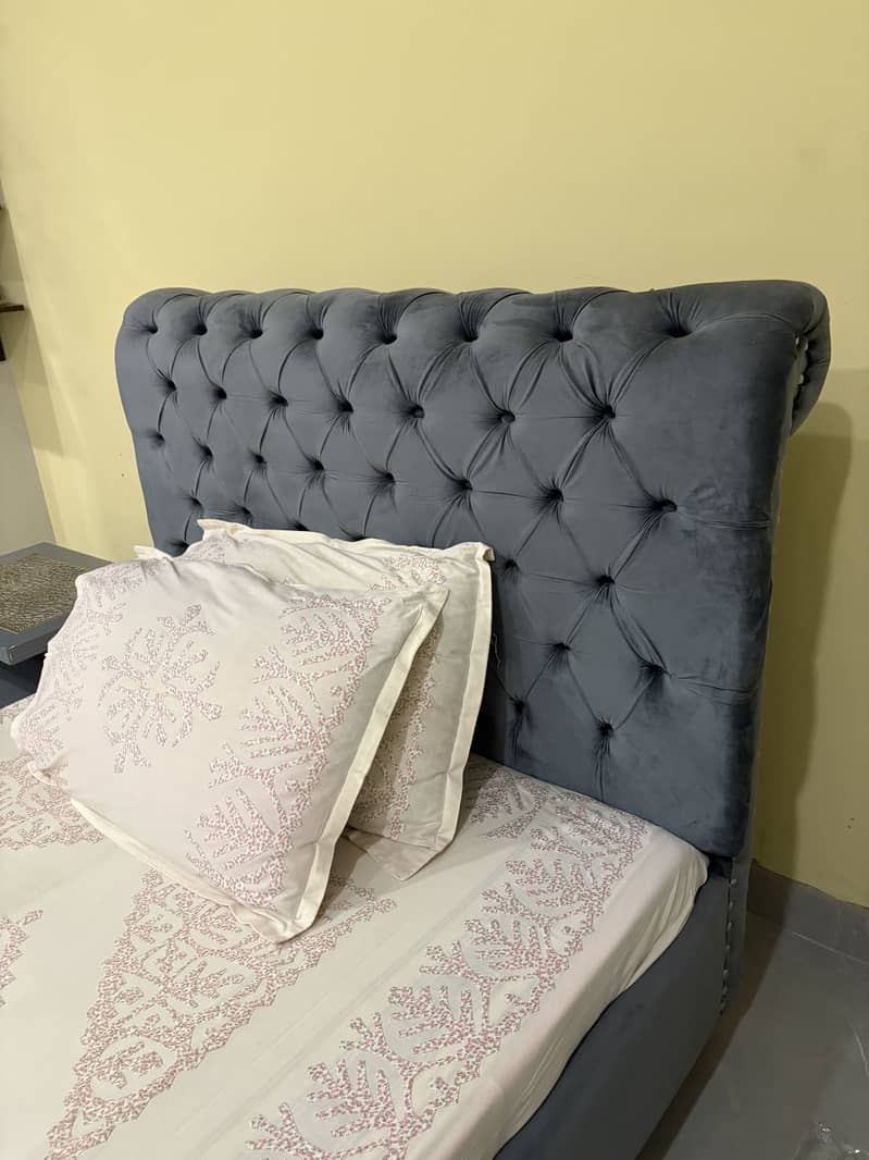 Single Bed, Mattress & Side Table 3