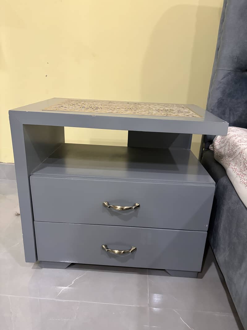 Single Bed, Mattress & Side Table 4