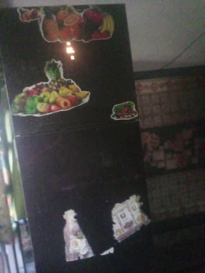 Haier touch penal glass door fridge