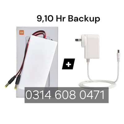 router power bank ups 7,8,9 hours battery backup automatic on off