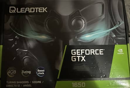 Gtx 1650 DDR6 4GB