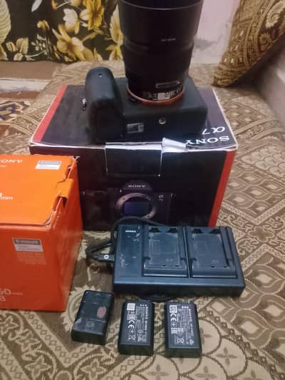 Sony a7iii body Lens 50mm new boxes