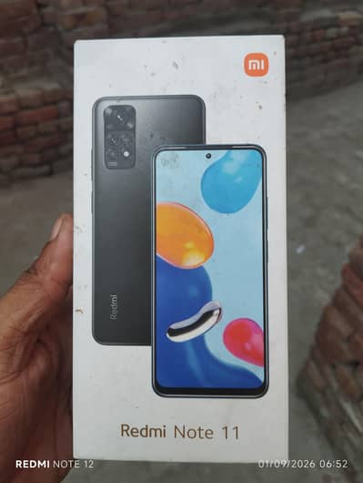 Redmi note 11  6/128 with box panal chnge salle