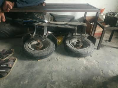 Side wheels of disabled bike