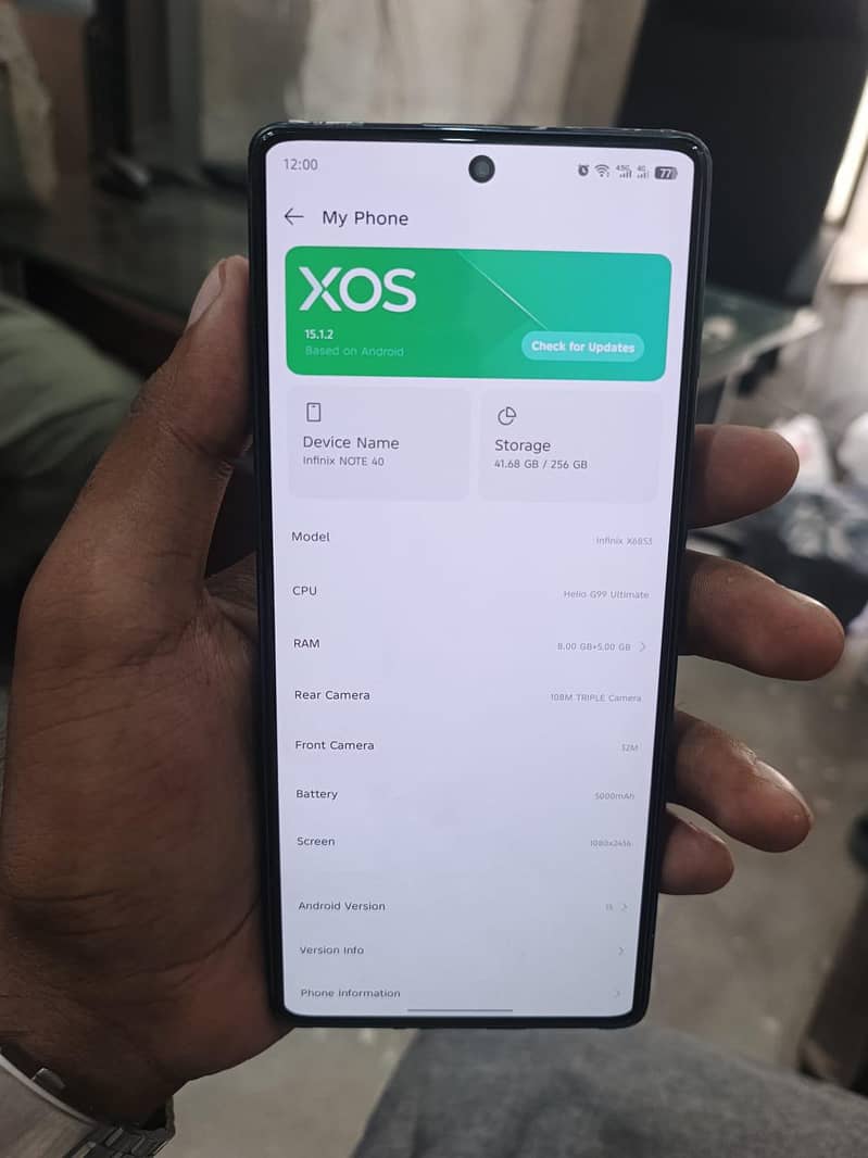 Infinix Note 40 5