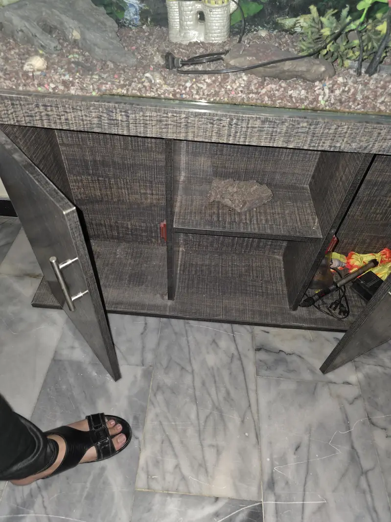Large Aquarium with 2 full Cabinets and a decent storage space — photo 5
