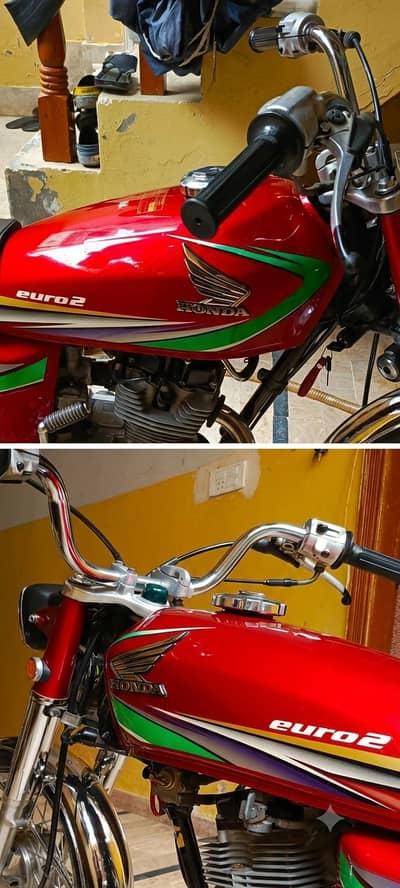 Honda 125 CG baik for sale 2013 model Hyderabad number