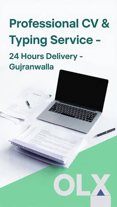 Professional CV & Typing Service | 24 Hours Delivery