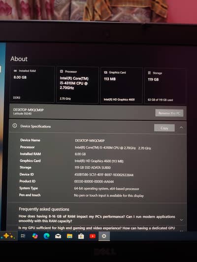 Dell Latitude E6540