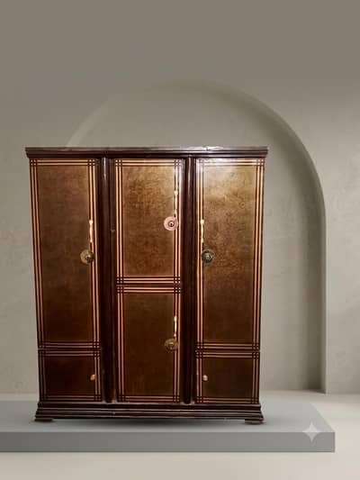 3 Door iron wardrobe