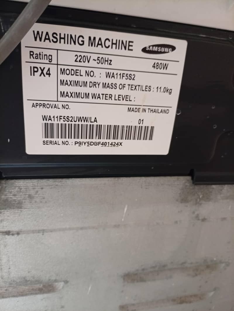 samsung automatic Washing machine 4