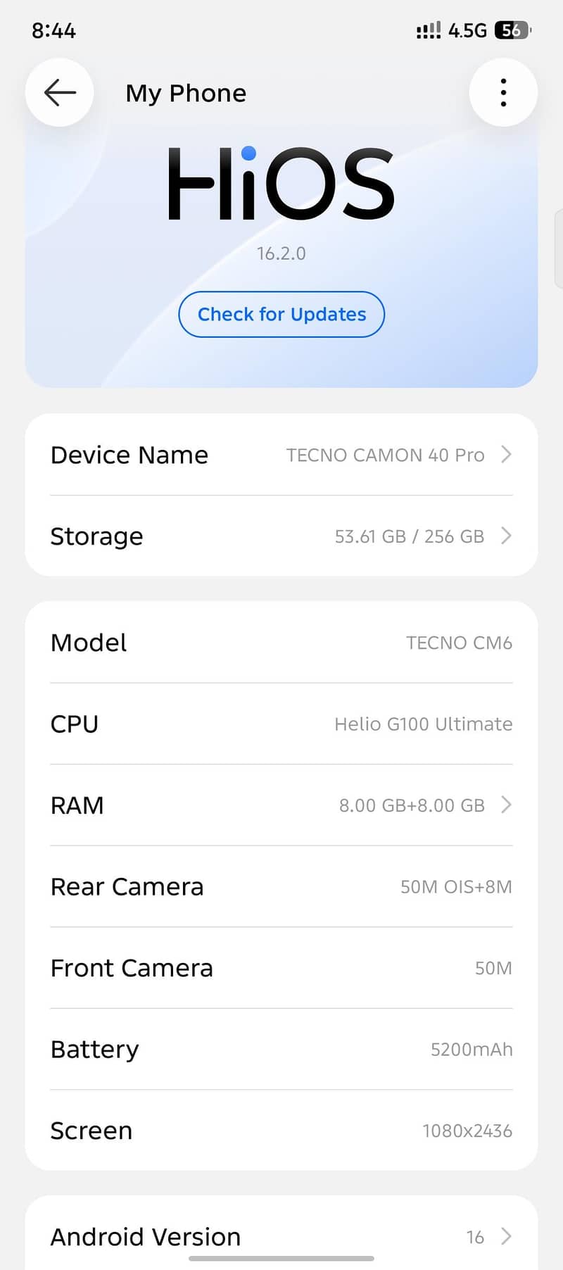 Tecno CAMON 40 Pro 2