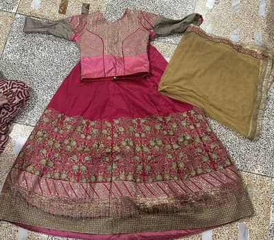 Maxi lehnaga fancy shalwar kameez