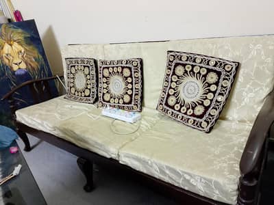 Wooden Sofa Set