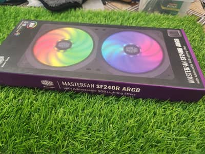 Original Cooler Master MasterFan SF240R ARGB Dual 120mm PC Fan