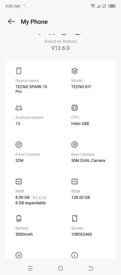 only exchange karna ha tacno spark 10 pro