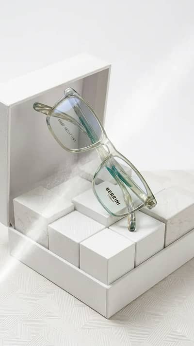 Premium Glossy green Eyewear Frame
