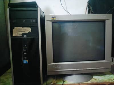 HP 8000 CORE V PRO PINLESS PROCESSOR | VIEW SONIC MONITOR